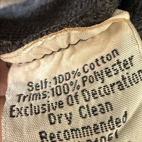 Johnny Was Biya Norns Haag Duster Gray Embroidered Aztec Native Cardigan M - Picture 8 of 16